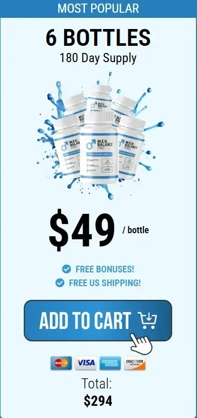 Men Balance Pro 6 bottle price